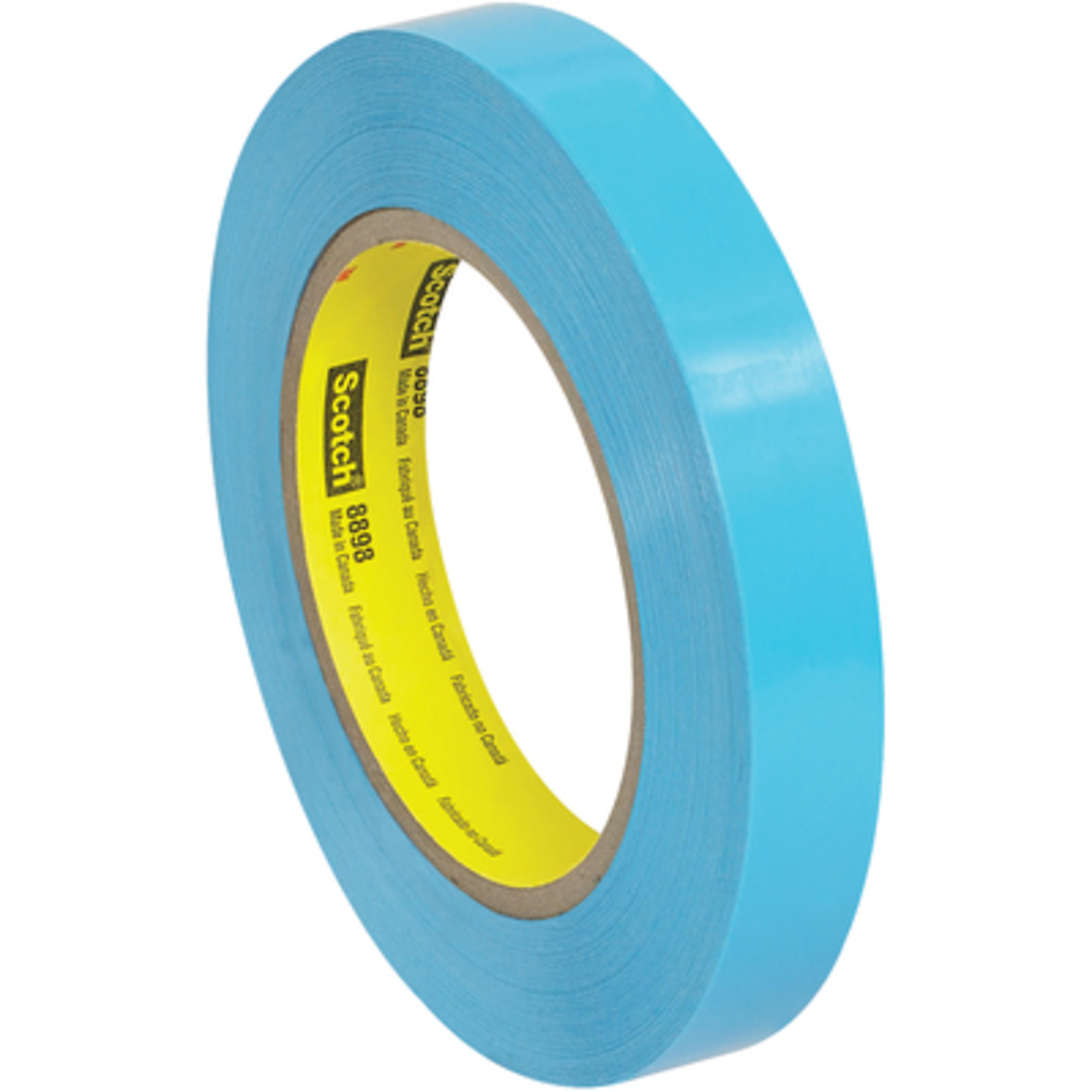 Scotch 3M Poly Strapping Tape - 3/4in. x 60 Yds., 4.6 Mil, Blue, Model# T9148898